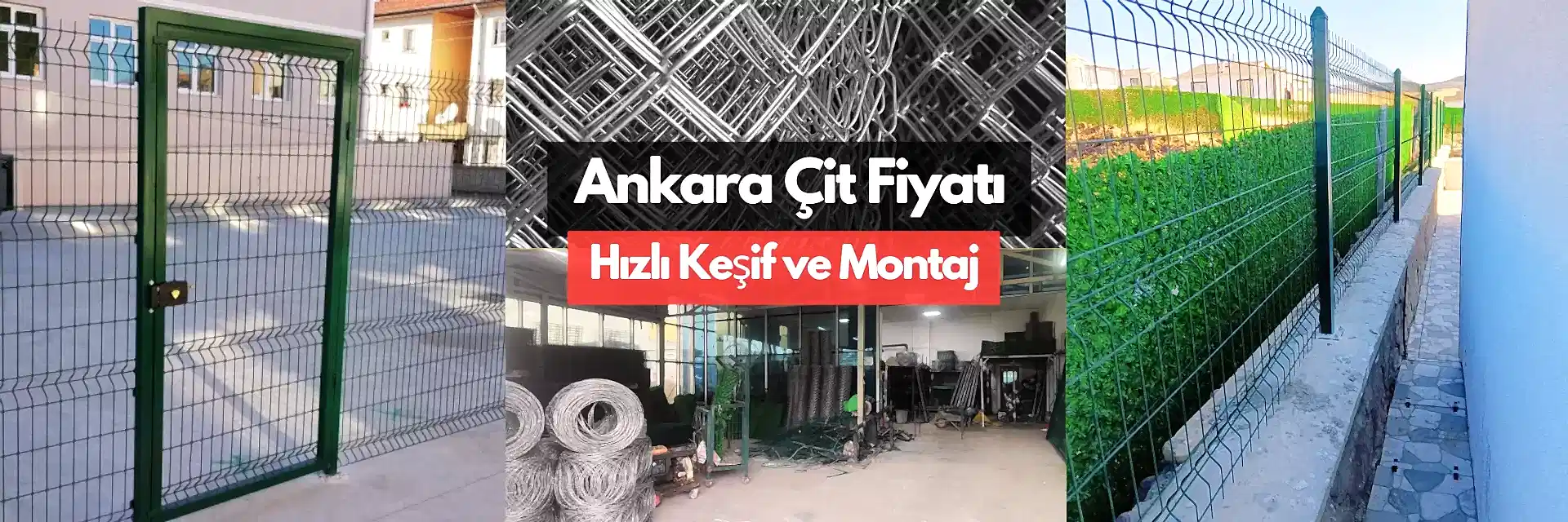 Ankara içi Hızlı Panel Çit Keşif ve Montaj